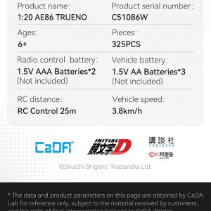 Cada C51086w Initial D Ae86 Trueno Detail 11