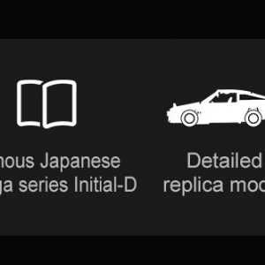 Cada C61024w Initial D Toyota Trueno Ae86 Detail 32