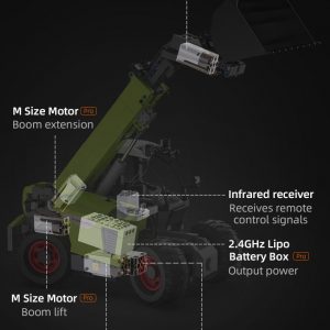 Cada C61051w Master Telehandler With Full Functional Remote Control Unit Detail 9