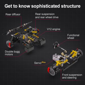 Cada C61053w Master 1 8 Supercar Series Detail 4