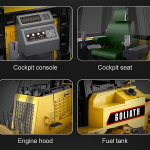 Cada C61056w Master Goliath Bulldozer Detail 10