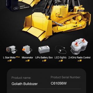 Cada C61056w Master Goliath Bulldozer Detail 20