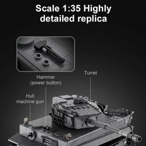 Cada C61071w Master Ww Ii German Tiger Tank Detail 6