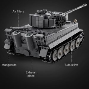 Cada C61071w Master Ww Ii German Tiger Tank Detail 8