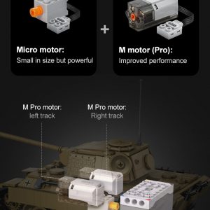 Cada C61073w Master Ww Ii German Panther Tank Detail 11