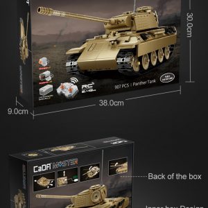 Cada C61073w Master Ww Ii German Panther Tank Detail 13