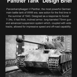 Cada C61073w Master Ww Ii German Panther Tank Detail 6