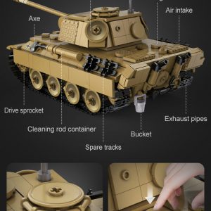 Cada C61073w Master Ww Ii German Panther Tank Detail 8