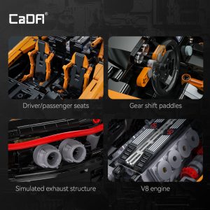 Cada C61513w Bricks 1 10 Assassin Xr 3617pcs Detail 5