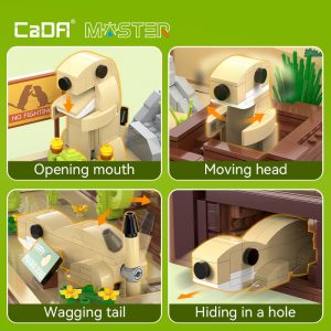 Cada C71008w Master Steam Series Prairie Dogs Kinetic Detail 2