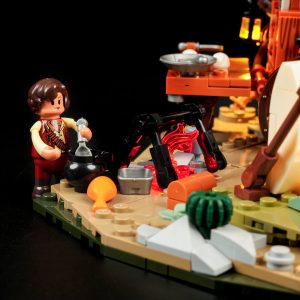 Lumibricks L9076 Cowboy Camp Detail 5