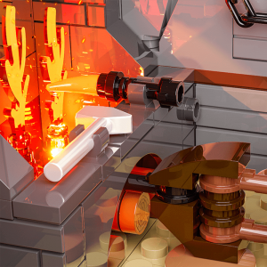 Lumibricks L9089 Old West Blacksmith Detail 3