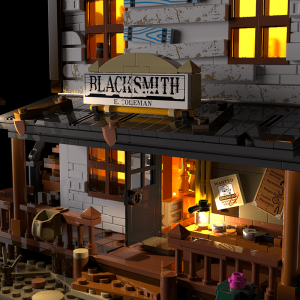 Lumibricks L9089 Old West Blacksmith Detail 5