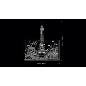 Architecture 21064 Paris, ville de l’amour — meilleure offre du moment sur Planet-Brick (vue détail 5)