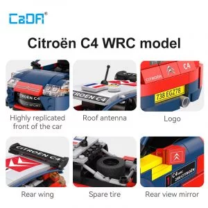 CaDa C51078W CaDA Citroen C4 WRC Really Car — meilleure offre du moment sur Planet-Brick (vue détail 5)