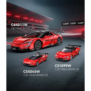 CaDa C55045W CaDA YangWang U9 Supercar — bons plans et promos sur Planet-Brick (vue détail 12)