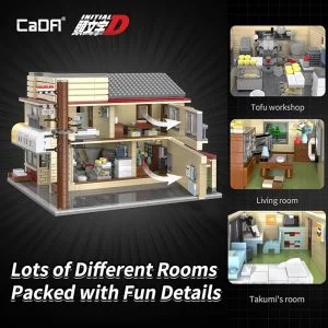 CaDa C61031W Initial D Fujiwara Tofu Shop — où acheter au meilleur tarif sur Planet-Brick (vue détail 11)