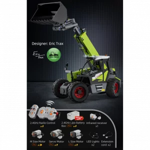 CaDa C61051W Telehandler With Full Functional Remote Control Unit — comparateur de prix sur Planet-Brick (vue détail 10)