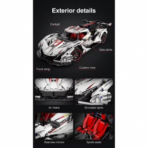 CaDa C61053W Supercar Series — prix le plus bas sur Planet-Brick (vue détail 15)