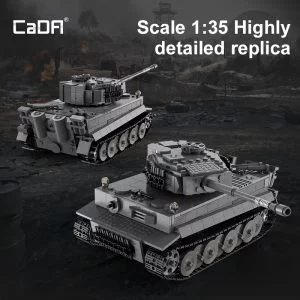 CaDa C61071W WW II German Tiger Tank — achat malin sur Planet-Brick (vue détail 8)
