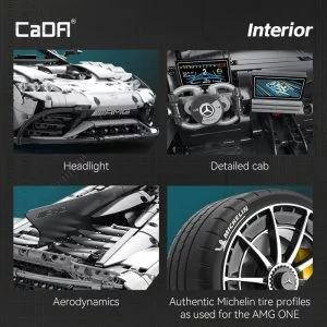 CaDa C61503W Mercedes-AMG ONE — comparateur de prix sur Planet-Brick (vue détail 10)