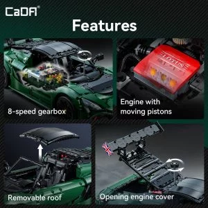 CaDa C61511W CaDA Lotus Cars Exige Cup 430 Technic — meilleur prix sur Planet-Brick (vue détail 9)