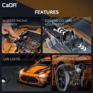 CaDa C64008W Mercedes-AMG GT3 — comparateur de prix sur Planet-Brick (vue détail 10)
