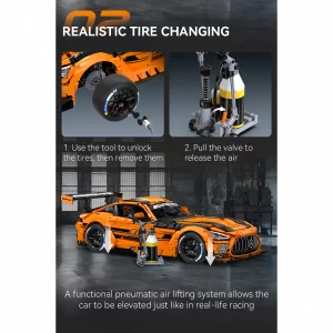 CaDa C64008W Mercedes-AMG GT3 — comparez les prix sur Planet-Brick (vue détail 22)