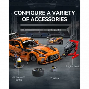 CaDa C64008W Mercedes-AMG GT3 — meilleur prix sur Planet-Brick (vue détail 36)