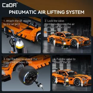 CaDa C64008W Mercedes-AMG GT3 — meilleur prix sur Planet-Brick (vue détail 9)