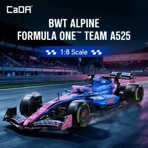 CaDA Scale Alpine A525 Formula 1 Car Building Set
