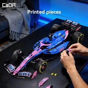 CaDa C64012W CaDA Scale Alpine A525 Formula 1 Car Building Set — comparateur de prix sur Planet-Brick (vue détail 10)