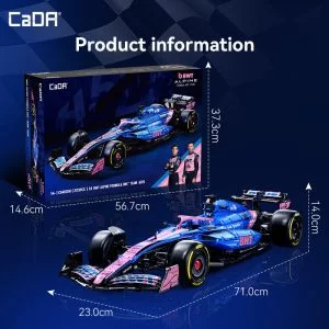 CaDa C64012W CaDA Scale Alpine A525 Formula 1 Car Building Set — où acheter au meilleur tarif sur Planet-Brick (vue détail 11)
