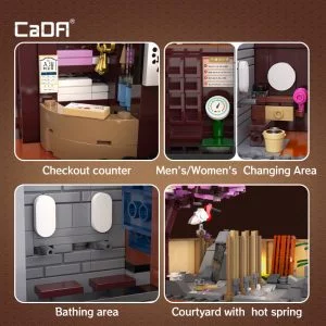 CaDa C66012W Japanese Sento — comparez les prix sur Planet-Brick (vue détail 4)