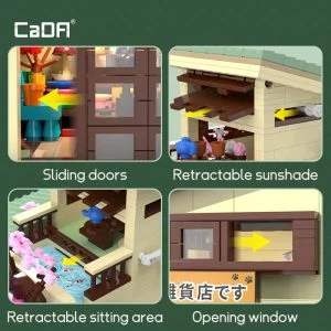 CaDa C66015W CaDA Japanese Style Kitty's Grocery — comparez les prix sur Planet-Brick (vue détail 4)