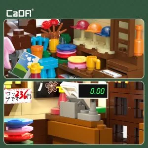 CaDa C66015W CaDA Japanese Style Kitty's Grocery — meilleure offre du moment sur Planet-Brick (vue détail 5)