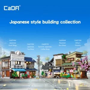 CaDa C66018W Japanese Storefront Series Sushi Shop — où acheter au meilleur tarif sur Planet-Brick (vue détail 11)
