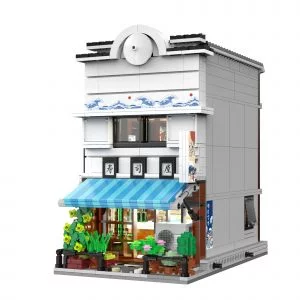 CaDa C66018W Japanese Storefront Series Sushi Shop — où acheter au meilleur tarif sur Planet-Brick (vue détail 2)
