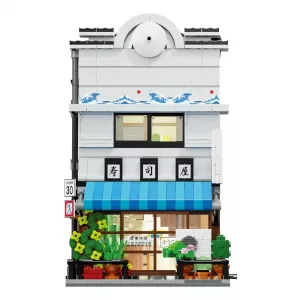 CaDa C66018W Japanese Storefront Series Sushi Shop — bons plans et promos sur Planet-Brick (vue détail 3)