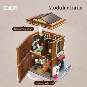 CaDa C66020W Japanese Bookstore — prix le plus bas sur Planet-Brick (vue détail 6)
