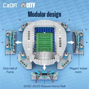 CaDa C66022W CaDA Manchester City Stadium — où acheter au meilleur tarif sur Planet-Brick (vue détail 2)