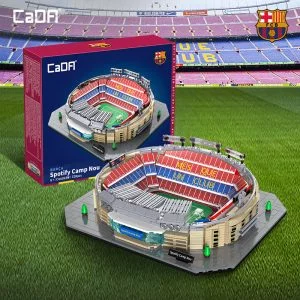 CaDa C66023W CaDA FC Barcelona Spotify Camp Nou – Ultimate Modular Stadium Building Kit — prix le plus bas sur Planet-Brick (vue détail 6)