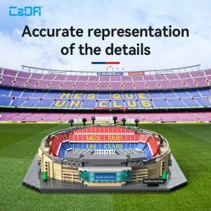 CaDa C66023W CaDA FC Barcelona Spotify Camp Nou – Ultimate Modular Stadium Building Kit — comparatif marchands sur Planet-Brick (vue détail 7)