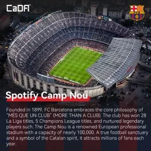 CaDa C66023W CaDA FC Barcelona Spotify Camp Nou – Ultimate Modular Stadium Building Kit — achat malin sur Planet-Brick (vue détail 8)