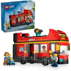 Le bus rouge à deux étages