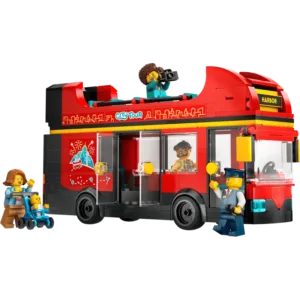 City 60407 Le bus rouge à deux étages — comparateur de prix sur Planet-Brick (vue détail 1)