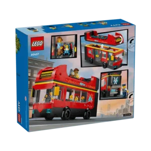 City 60407 Le bus rouge à deux étages — comparatif marchands sur Planet-Brick (vue détail 7)