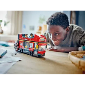 City 60407 Le bus rouge à deux étages — achat malin sur Planet-Brick (vue détail 8)