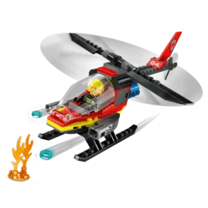 City 60411 L’hélicoptère de secours des pompiers — où acheter au meilleur tarif sur Planet-Brick (vue détail 2)