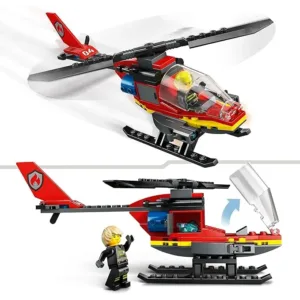 City 60411 L’hélicoptère de secours des pompiers — meilleure offre du moment sur Planet-Brick (vue détail 5)